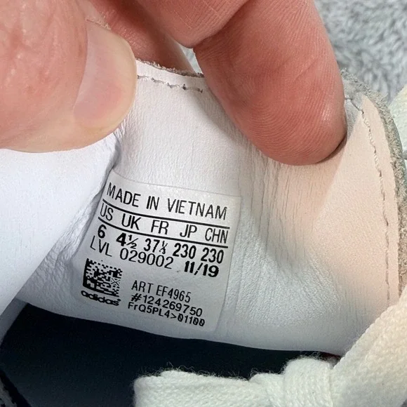 Adidas Sambarose W White Pink Heart Gum Sole Sneakers Shoes Women US 6 EF4965 - Picture 6 of 6